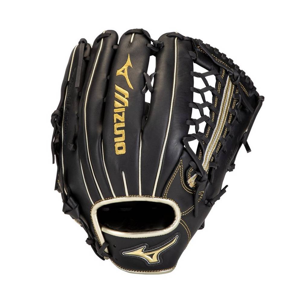 Guanti Mizuno Baseball MVP Prime SE Outfield 12.75" Uomo - Nere/Oro - 07942-KYXE